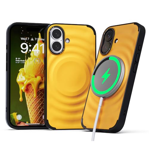 miak Magnetic for iPhone 16 Case, Scoop [Lightweight, Protective] for iPhone 16 15.5 cm - Black Mango von miak