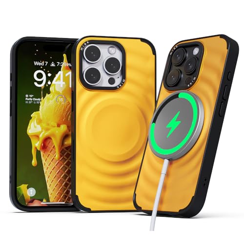 miak Magnetic for iPhone 16 Pro Max Case, Scoop [Lightweight, Protective] for iPhone 16 Pro Max 17.5 cm - Black Mango von miak