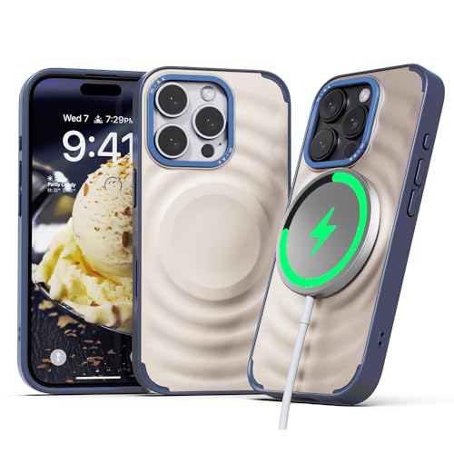 miak Magnetische Schutzhülle für iPhone 16 Pro, Schaufel [leicht, schützend] für iPhone 16 Pro 6,3 Zoll - Salted Vanilla von miak