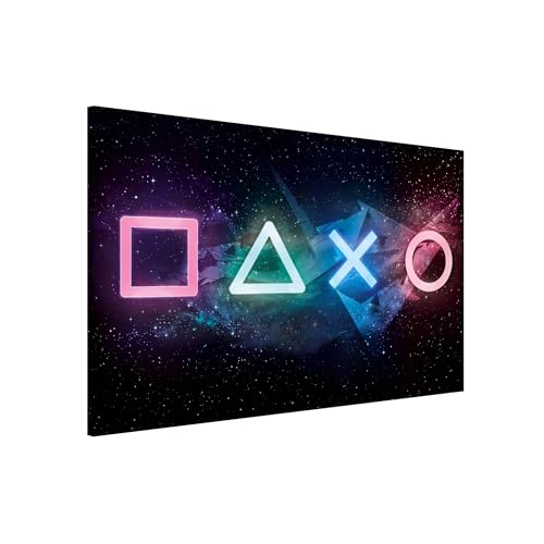 Magnettafel Pinnwand für Magnete Kunstdruck Magnetboard - Magnetwand Made in Germany - Symbole Digital Art Notiztafel schwarz Küche Flur Büro Visionboard WBMT_7343 (60x40cm) von micasia