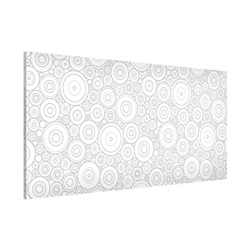 Magnettafel Pinnwand für Magnete Muster Magnetboard - Magnetwand Made in Germany - Kunstkopie Modern Notiztafel Küche Flur Büro Visionboard WBMT_2405 (78x37cm) von micasia