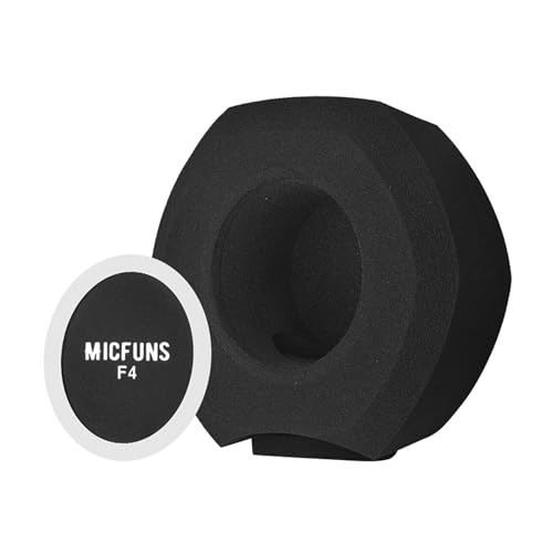 micfuns F4 Microphone pop fliter (Black) von micfuns