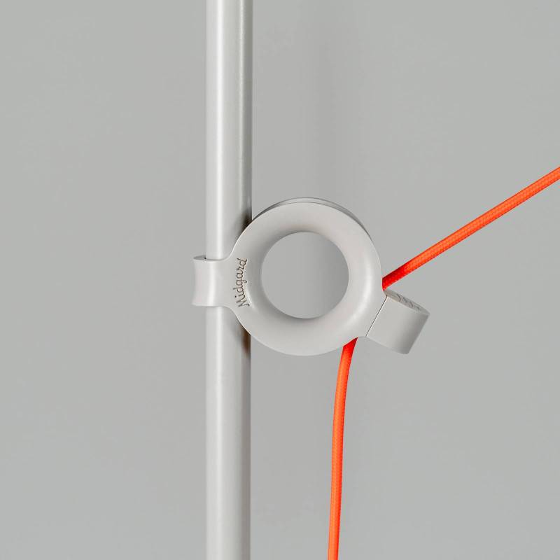 midgard LED-Stehleuchte AYNO XL, grau/orange, 3.000 K 290 cm von midgard
