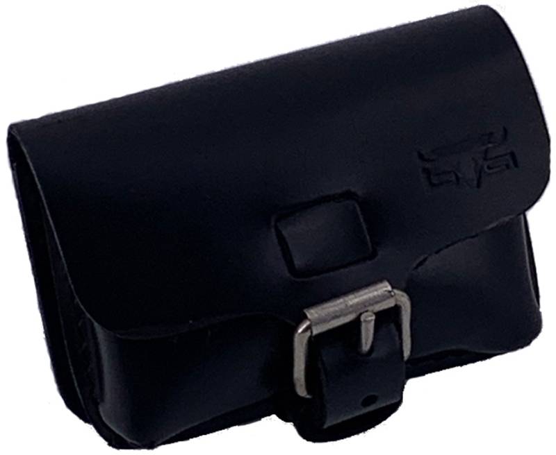 MIKA Gürteltasche S, Querformat, aus Sattelleder, schwarz von mika
