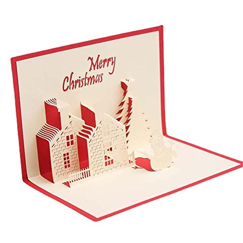 Weihnachtskarten mit Umschlag Set, Frohe Weihnachten Karten mit Briefumschläge, Weihnachtskarte Geschenkkarten für Party Einladung von mildily