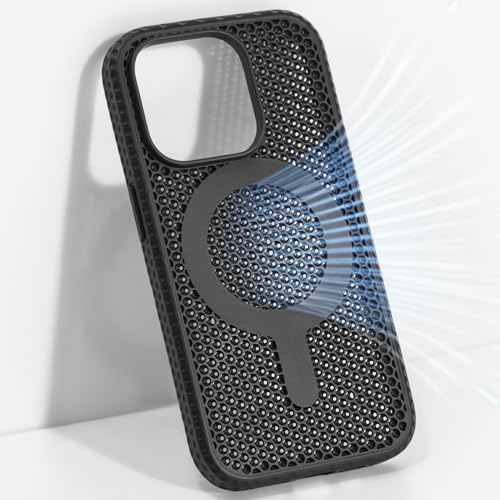 mimicat iPhone Hülle mit Wärmeableitung Magnetisch: effektive Abkühlung iPhone 15 Pro Max - Schutzhülle Schwarz mimicat iPhone Hülle mit Wärmeableitung Magnetisch: effektive Abkühlung iPhone 15 Pro Max - Schutzhülle Schwarz von mimicat