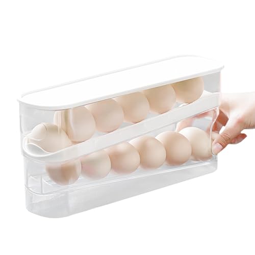 Eier Aufbewahrung Kühlschrank, Kühlschrank Organizer, Eierspender Kühlschrank, 1/2/3/4-stufiger Eierhalter Für Den Kühlschrank, Platzsparender Eierspender-Halter, Eieraufbewahrungsbehälter Eier Aufbewahrung Kühlschrank, Kühlschrank Organizer, Eierspender Kühlschrank, 1/2/3/4-stufiger Eierhalter Für Den Kühlschrank, Platzsparender Eierspender-Halter, Eieraufbewahrungsbehälter von mimika