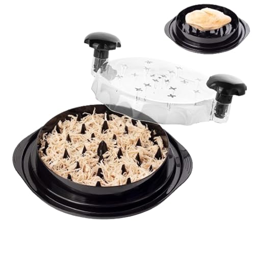 Hähnchen Schredder, Chicken Shredder, Fleischzerkleinerer, Hühnerwolf, PP Hähnchen-Zerkleinerungswerkzeug Mit Bürste Und Transparenter Deckel Spülmaschinenfest BBQ Grill Pulled Chicken Shredder Hähnchen Schredder, Chicken Shredder, Fleischzerkleinerer, Hühnerwolf, PP Hähnchen-Zerkleinerungswerkzeug Mit Bürste Und Transparenter Deckel Spülmaschinenfest BBQ Grill Pulled Chicken Shredder von mimika