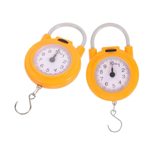 minkissy 1 Paar Tragbare Fischereiskala Digitale Waage Tragbare Hängewaage Digitale Hängewaage Mechanische Küchenwaage Mehrzweckwaage Handheld -feder - Lebensmittel Metall Yellow minkissy 1 Paar Tragbare Fischereiskala Digitale Waage Tragbare Hängewaage Digitale Hängewaage Mechanische Küchenwaage Mehrzweckwaage Handheld -feder - Lebensmittel Metall Yellow von minkissy