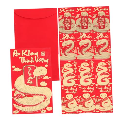 minkissy 36 Stück Lucky Red Envelope Neujahrsdekorationen für Mondjahre Rote Tasche Chinesischer Umschlag rote umschläge chinesisch chinesische neujahrskarten Papier minkissy 36 Stück Lucky Red Envelope Neujahrsdekorationen für Mondjahre Rote Tasche Chinesischer Umschlag rote umschläge chinesisch chinesische neujahrskarten Papier von minkissy