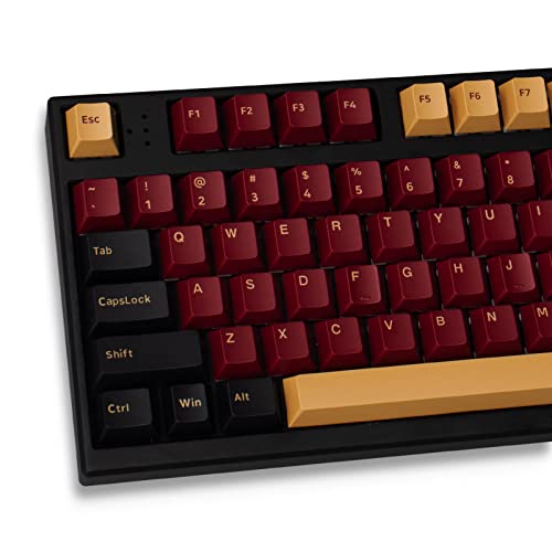 Red Samurai Keycaps Set 164 Tasten PBT Doubleshot Keycaps Cherry Profile Custom Keyboard Keycaps für Cherry MX Mechanische Tastaturen Red Samurai Keycaps Set 164 Tasten PBT Doubleshot Keycaps Cherry Profile Custom Keyboard Keycaps für Cherry MX Mechanische Tastaturen von mintcaps