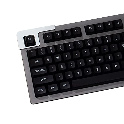 Schwarze Tastenkappen Doubleshot MSA Profile 150 Keys Custom Keycaps für 61/64/68/84/87 Mechanische Gaming-Tastatur von mintcaps
