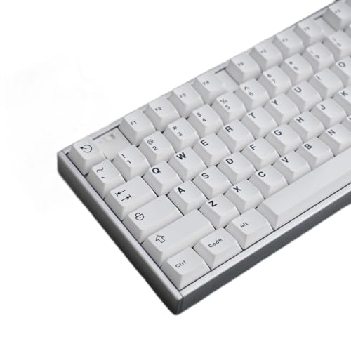 Weißes Tastenkappen-Set Cherry Profile Doubleshot Bow Keycaps 120 Tasten Custom Keyboard Keycap für 60% 65% 70% 75% Cherry MX Gateron Kailh Switches Mechanische Tastatur von mintcaps