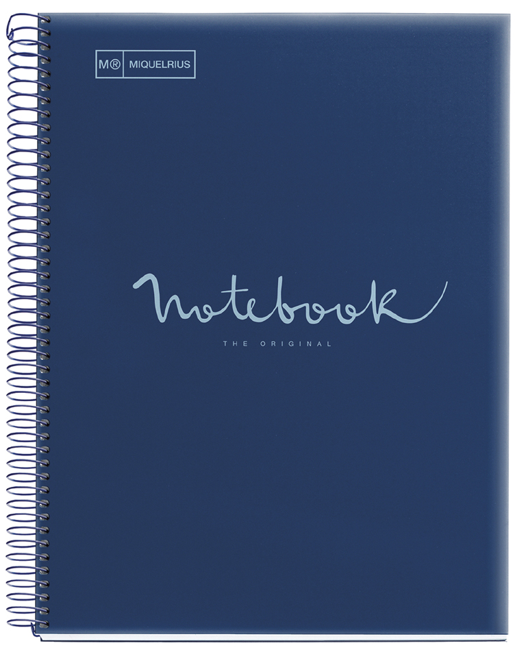 MIQUELRIUS Collegeblock , Notebook EMOTIONS, , DIN A4,hellblau von miquelrius