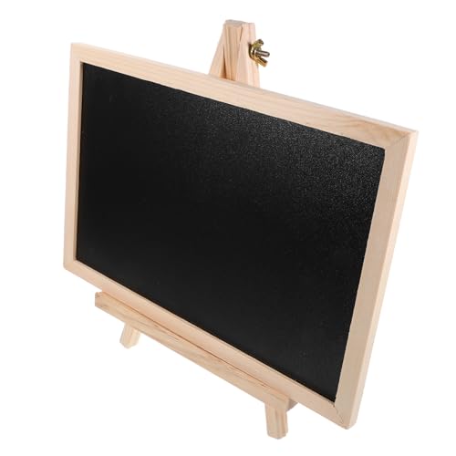 Schreibtisch-Kreidetafelschild mit Ständer, wiederverwendbare Nachrichtentafel für Zuhause, Geschäft, Hochzeiten, Geburtstage, rustikales Holzdesign, 29,9 x 29,5 cm Schreibtisch-Kreidetafelschild mit Ständer, wiederverwendbare Nachrichtentafel für Zuhause, Geschäft, Hochzeiten, Geburtstage, rustikales Holzdesign, 29,9 x 29,5 cm von misppro