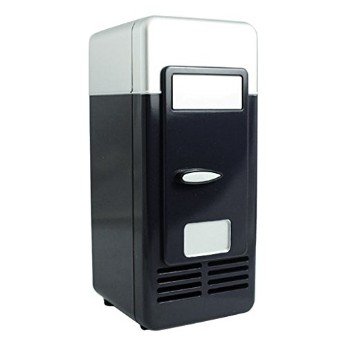 misppro Getränkewärmer und Kühler, USB-betrieben, für Getränkedosen, Biergetränke im Auto oder zu Hause, Schwarz von misppro