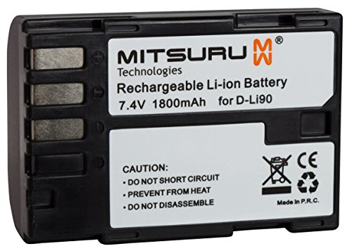 13 Wh 7.4 V Original Mitsuru® Akku Ersatz für Pentax 01 645D 1 5 5 2 5 II 5 lis 7 K5 von mitsuru