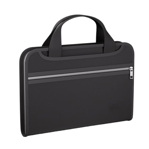 Expanding File Folder, Fireproof Document Organizer, Storage Bag with Handle, Multi-Pocket Design, Waterproof, Fire Resistant, Secure Closure, Fits Letter and A4 Papers, 1 Piece von mivceklw