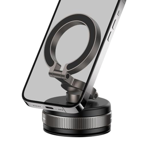 mivceklw Vakuummagnet -Saug -Telefonhalter, Vakuummagnet -Telefonhalter - Einziehbarer Handy -Mobiltelefonmontage für Auto,Einstellbarer Vakuummagnetwagenhalter für Mittelkonsole, Dashboard mivceklw Vakuummagnet -Saug -Telefonhalter, Vakuummagnet -Telefonhalter - Einziehbarer Handy -Mobiltelefonmontage für Auto,Einstellbarer Vakuummagnetwagenhalter für Mittelkonsole, Dashboard von mivceklw