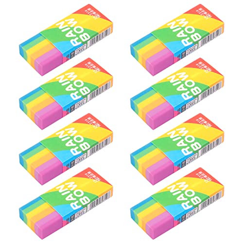 8 Stück Radiergummi Kinder, Regenbogen Weich Radierer Set für Mitgebsel, Schulen, Büros und Malerei 8 Stück Radiergummi Kinder, Regenbogen Weich Radierer Set für Mitgebsel, Schulen, Büros und Malerei von miying