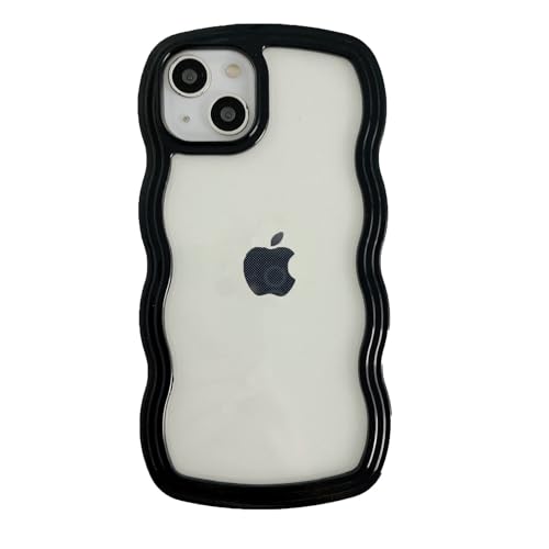 miyonsin Handyhülle für iPhone 14 Pro Max, Hülle Transparent Slim Silikon TPU für iPhone 14 Pro Max, Stoßfest Kratzfest Handyhülle für Frauen Mädchen Ganzkörper-Case, Schwarz miyonsin Handyhülle für iPhone 14 Pro Max, Hülle Transparent Slim Silikon TPU für iPhone 14 Pro Max, Stoßfest Kratzfest Handyhülle für Frauen Mädchen Ganzkörper-Case, Schwarz von miyonsin
