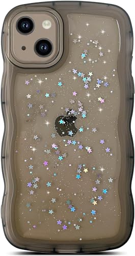 miyonsin Hülle Kompatibel mit iPhone 15 Plus, Glitzer Handyhülle Transparent Slim Soft Silikon TPU für iPhone 15 Plus, Bling Glitter Stoßfest Handyhülle für Frauen Mädchen, Schwarz-1 miyonsin Hülle Kompatibel mit iPhone 15 Plus, Glitzer Handyhülle Transparent Slim Soft Silikon TPU für iPhone 15 Plus, Bling Glitter Stoßfest Handyhülle für Frauen Mädchen, Schwarz-1 von miyonsin