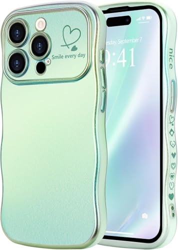 miyonsin Hülle für iPhone 14 Pro Max, Handyhülle Bunte Weiche TPU Case, Mode Hülle mit Laserblume Ultra Dünne Stoßfeste Schutzhülle für Frauen Mädchen, Dazzle Grün miyonsin Hülle für iPhone 14 Pro Max, Handyhülle Bunte Weiche TPU Case, Mode Hülle mit Laserblume Ultra Dünne Stoßfeste Schutzhülle für Frauen Mädchen, Dazzle Grün von miyonsin