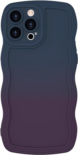 miyonsin Hülle für iPhone 7 / iPhone 8 / iPhone SE2, Niedliche lockige Wellen Rahmenform Bunte Flexible TPU Silikon Handyhülle für Frauen Mädchen, Stoßfeste Schutzhülle für iPhone SE2, Blau Rot miyonsin Hülle für iPhone 7 / iPhone 8 / iPhone SE2, Niedliche lockige Wellen Rahmenform Bunte Flexible TPU Silikon Handyhülle für Frauen Mädchen, Stoßfeste Schutzhülle für iPhone SE2, Blau Rot von miyonsin
