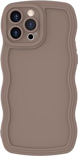 miyonsin Hülle für iPhone XR, Niedliche lockige Wellen Rahmenform Muster Silikon Handyhülle, Flexible TPU Silikonhülle für Frauen Mädchen, Stoßfeste Schutzhülle für iPhone XR, Braun miyonsin Hülle für iPhone XR, Niedliche lockige Wellen Rahmenform Muster Silikon Handyhülle, Flexible TPU Silikonhülle für Frauen Mädchen, Stoßfeste Schutzhülle für iPhone XR, Braun von miyonsin