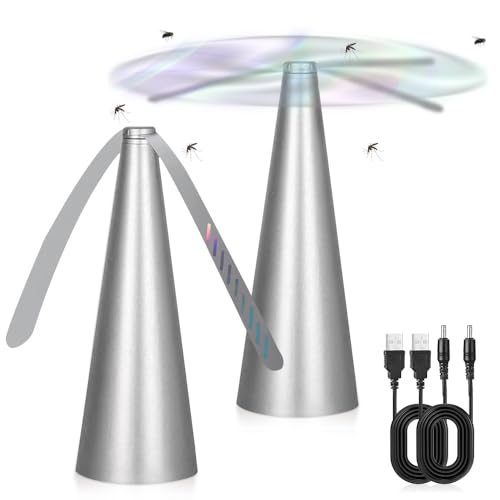 mizikuu 2PCS USB Fliegenwedler, Aufhängbar Fliegenschutzmittel mit Holografischen Flügeln Mückenschutz Ventilator für Tisch Fliegenventilator zum Fliegen Verscheuchen Insektenschutz für Lebensmittel mizikuu 2PCS USB Fliegenwedler, Aufhängbar Fliegenschutzmittel mit Holografischen Flügeln Mückenschutz Ventilator für Tisch Fliegenventilator zum Fliegen Verscheuchen Insektenschutz für Lebensmittel von mizikuu