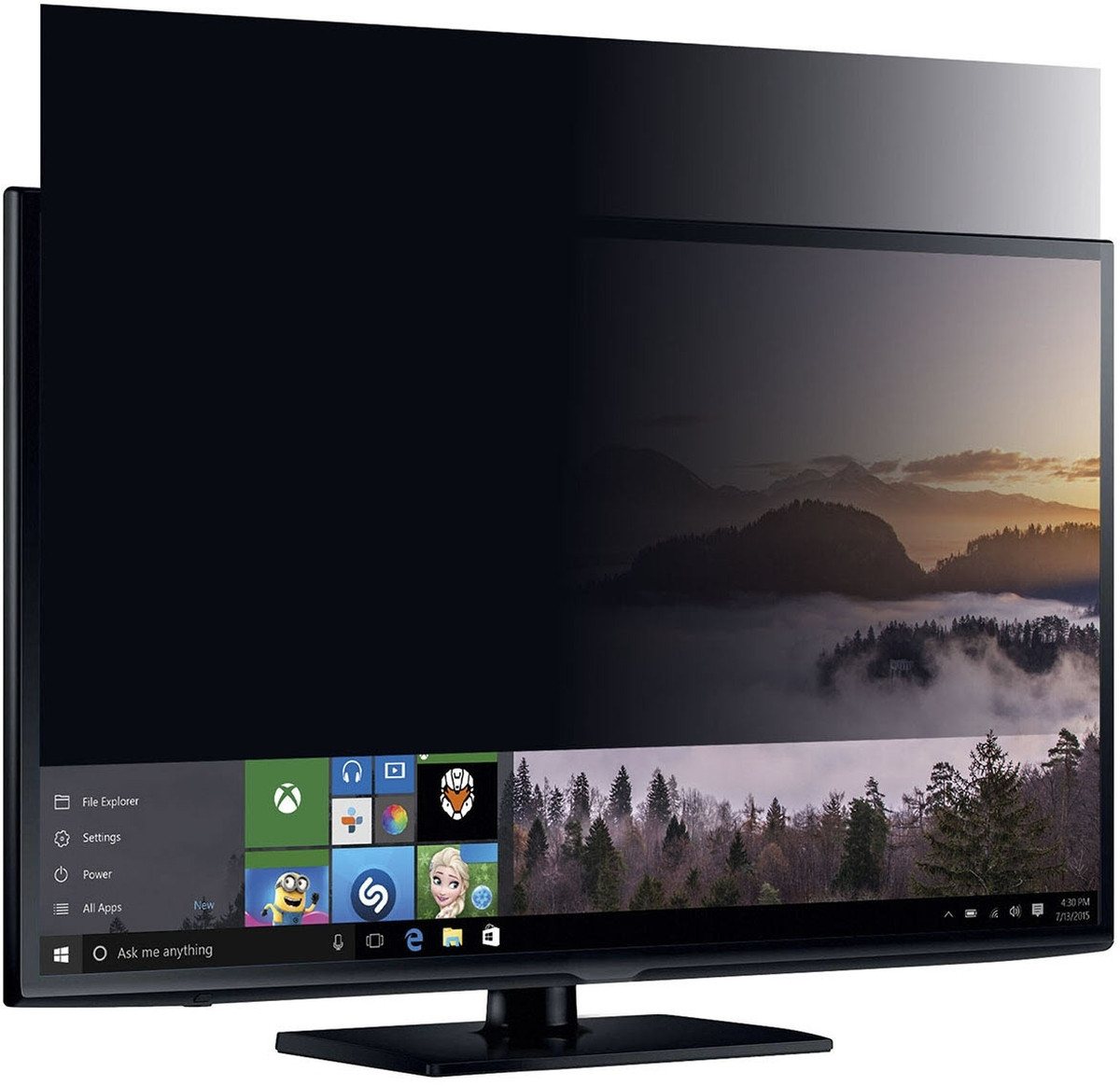 mobilis Displayschutzfolie Mobilis Privacy Filter 24- W (16:9) 531 x 298mm von mobilis