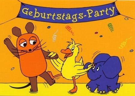 Die Maus Einladung zur Geburtstagsparty von modern times