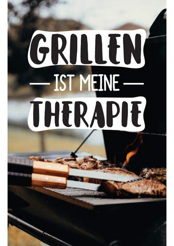 Magnet 8,5x5,5 cm +++ LUSTIG von modern times +++ GRILLEN IST MEINE THERAPIE - MAGNETE +++ MODERN TIMES © Kitchentalk, Marke Cobranded GmbH von modern times