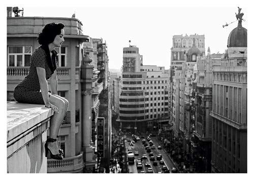 Postkarte A6 +++ EMERALD von modern times +++ MAD MADRID +++ MODERN TIMES © MARCOS, Alejandro von modern times