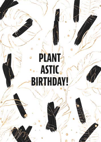 Postkarte A6 +++ EMERALD von modern times +++ PLANTASTIC BIRTHDAY +++ MODERN TIMES © EMERALD BERLIN trade GmbH von modern times