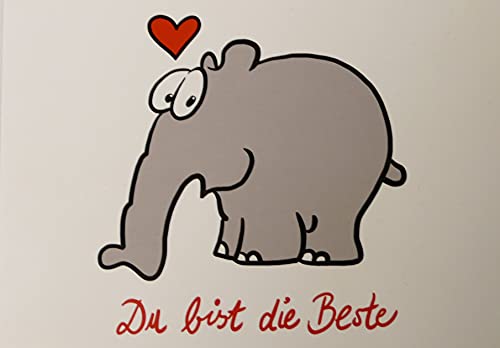 Postkarte A6 +++ OTTO von modern times +++ DU BIST DIE BESTE +++ MODERN TIMES © Ottifant Productions GmbH von modern times