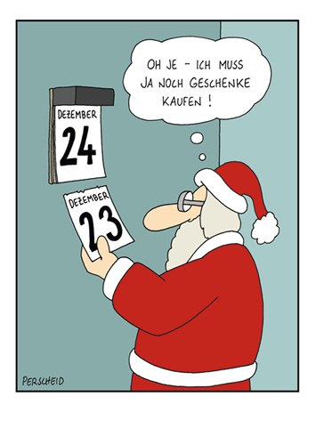 Postkarte A6 +++ WEIHNACHTEN von modern times +++ NOCH GESCHENKE KAUFEN +++ KÖPENICKER CG © PERSCHEID, Martin von modern times