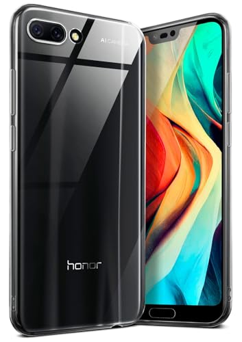 MoEx Aero Schutzhülle kompatibel mit Huawei Honor 10 – Silikonhülle Transparent für Handy Ultra Dünn Kristallklar von moex