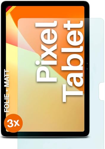 moex® FlexProtect Schutzfolie matt kompatibel mit Google Pixel Tablet Folie gegen Reflexionen, Anti Reflex Displayschutz, matte Displayfolie, robust und Kratzfest – 3 Stück von moex