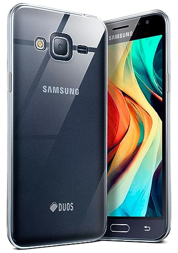 moex Aero Case für Samsung Galaxy J3 (2016) Hülle Durchsichtig, Silikon Handyhülle Transparent, Clear Case Ultra Slim, Backcover Schutzhülle Dünn, Silikonhülle Minimalistisch, Klar von moex