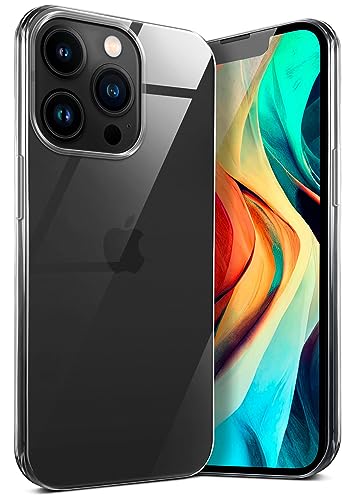 moex Aero Case für Apple iPhone 13 Pro Hülle Durchsichtig, Silikon Handyhülle Transparent, Clear Case Ultra Slim, Backcover Schutzhülle Dünn, Silikonhülle Minimalistisch, Klar von moex