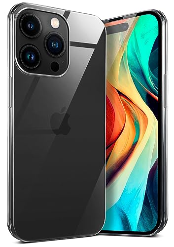 moex Aero Case für Apple iPhone 14 Pro Max Hülle Durchsichtig, Silikon Handyhülle Transparent, Clear Case Ultra Slim, Backcover Schutzhülle Dünn, Silikonhülle Minimalistisch, Klar von moex