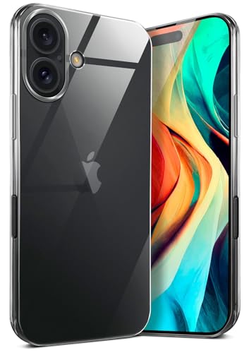 moex Aero Case für Apple iPhone 16 Plus Hülle Durchsichtig, Silikon Handyhülle Transparent, Clear Case Ultra Slim, Backcover Schutzhülle Dünn, Silikonhülle Minimalistisch, Klar moex Aero Case für Apple iPhone 16 Plus Hülle Durchsichtig, Silikon Handyhülle Transparent, Clear Case Ultra Slim, Backcover Schutzhülle Dünn, Silikonhülle Minimalistisch, Klar von moex