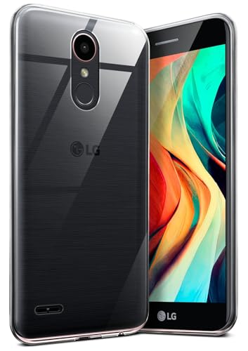 moex Aero Case für LG K10 (2017) Hülle Durchsichtig, Silikon Handyhülle Transparent, Clear Case Ultra Slim, Backcover Schutzhülle Dünn, Silikonhülle Minimalistisch, Klar von moex