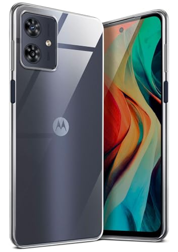 moex Aero Case für Motorola Moto G54 5G Hülle Durchsichtig, Silikon Handyhülle Transparent, Clear Case Ultra Slim, Backcover Schutzhülle Dünn, Silikonhülle Minimalistisch, Klar von moex
