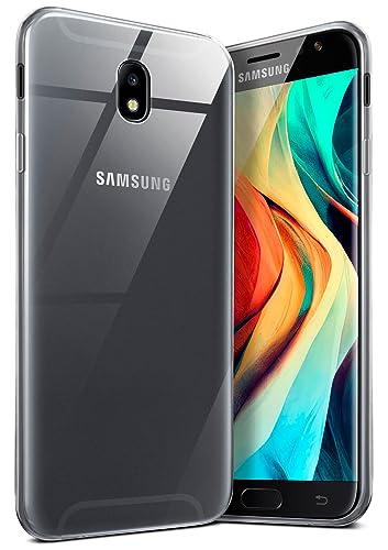 moex Aero Case für Samsung Galaxy J7 (2017) Hülle Durchsichtig, Silikon Handyhülle Transparent, Clear Case Ultra Slim, Backcover Schutzhülle Dünn, Silikonhülle Minimalistisch, Klar von moex