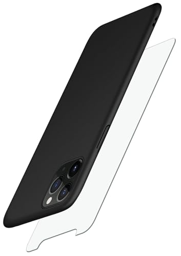 moex Alpha Case für Apple iPhone 11 Pro Hülle mit Schutzfolie, Ultra Dünne Schutzhülle, 360 Grad Stoßfest, Hardcase und Displayschutz, Minimalistische Handyhülle in Matt Schwarz moex Alpha Case für Apple iPhone 11 Pro Hülle mit Schutzfolie, Ultra Dünne Schutzhülle, 360 Grad Stoßfest, Hardcase und Displayschutz, Minimalistische Handyhülle in Matt Schwarz von moex