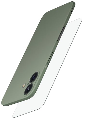 moex Alpha Case für Apple iPhone 16 Hülle mit Schutzfolie, Ultra Dünne Schutzhülle, 360 Grad Stoßfest, Hardcase und Displayschutz, Minimalistische Handyhülle in Oliv moex Alpha Case für Apple iPhone 16 Hülle mit Schutzfolie, Ultra Dünne Schutzhülle, 360 Grad Stoßfest, Hardcase und Displayschutz, Minimalistische Handyhülle in Oliv von moex