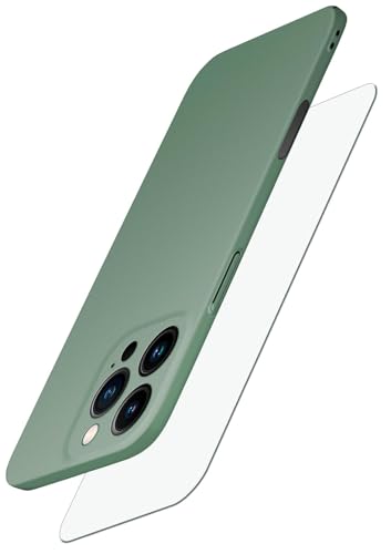 moex Alpha Case für Apple iPhone 16 Pro Max Hülle mit Schutzfolie, Ultra Dünne Schutzhülle, 360 Grad Stoßfest, Hardcase und Displayschutz, Minimalistische Handyhülle in Oliv moex Alpha Case für Apple iPhone 16 Pro Max Hülle mit Schutzfolie, Ultra Dünne Schutzhülle, 360 Grad Stoßfest, Hardcase und Displayschutz, Minimalistische Handyhülle in Oliv von moex