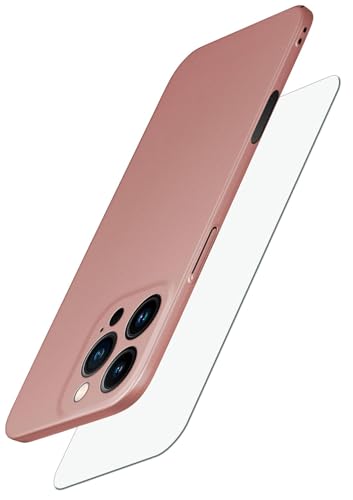 moex Alpha Case für Apple iPhone 16 Pro Max Hülle mit Schutzfolie, Ultra Dünne Schutzhülle, 360 Grad Stoßfest, Hardcase und Displayschutz, Minimalistische Handyhülle in Rosegold moex Alpha Case für Apple iPhone 16 Pro Max Hülle mit Schutzfolie, Ultra Dünne Schutzhülle, 360 Grad Stoßfest, Hardcase und Displayschutz, Minimalistische Handyhülle in Rosegold von moex
